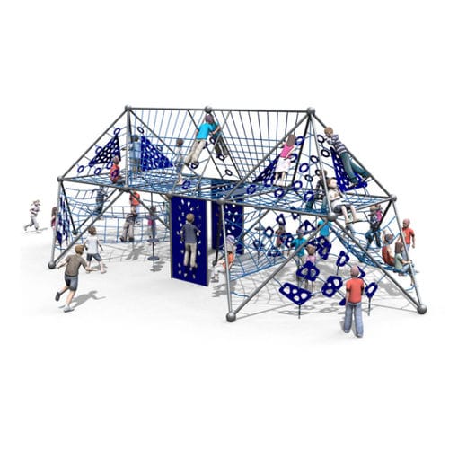 Struttura d'arrampicata per parco giochi - METEOR DOUBLE W/ PLANAR - DYNAMO INDUSTRIES