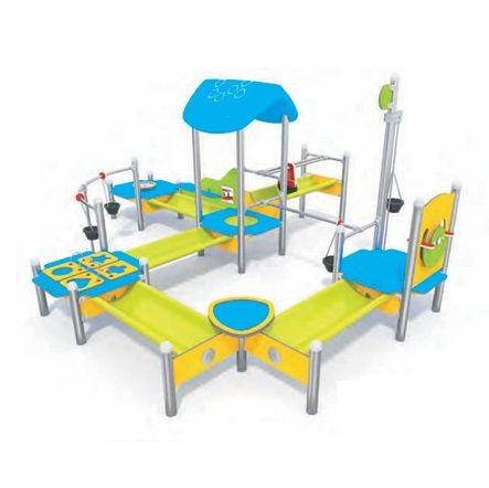 Gioco con sabbia e acqua per parco giochi - CPS-01-7126   - DYNAMO INDUSTRIES - con catena