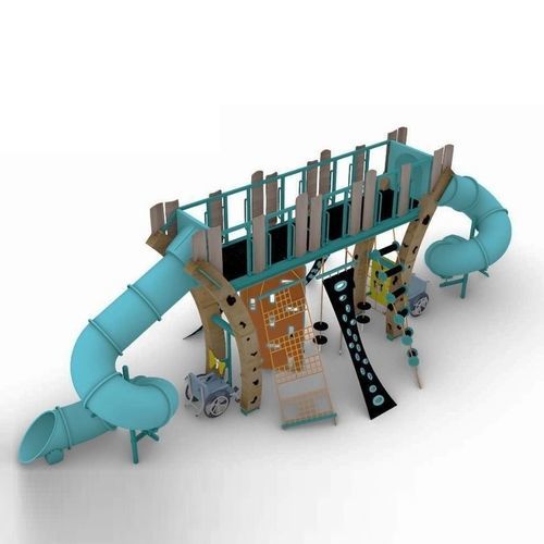 Struttura ludica per parco giochi - SLIDE-WINDER    - DYNAMO INDUSTRIES - in legno / in corda / modulare