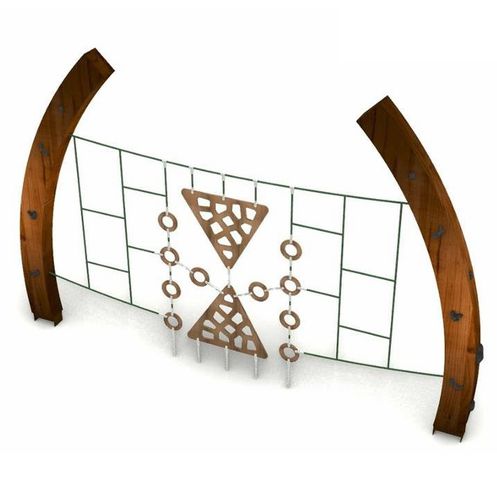 Rete da arrampicata per parco giochi - CROSS WBR    - DYNAMO INDUSTRIES - da esterno