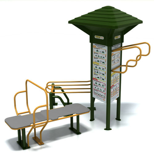 Attrezzo fitness per la terza età - LIFETRAIL® : STATION 4 - PLAYWORLD