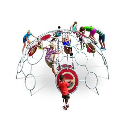 Struttura d'arrampicata per parco giochi - UNITY® DOME  - PLAYWORLD - con trampolino