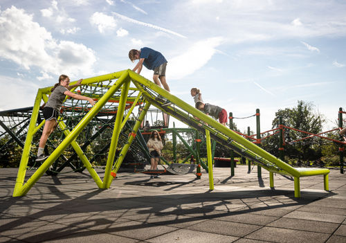 Struttura d'arrampicata per parco giochi - NAICA™  - PLAYWORLD - con trampolino