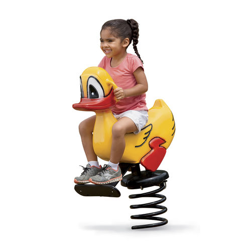 Gioco a molla in metallo - MATES® DUCK - PLAYWORLD - in plastica / animale / monoposto