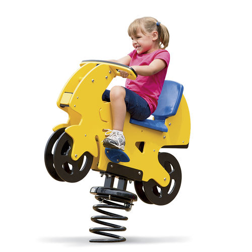Gioco a molla in acciaio - SIDEWINDER CYCLE - PLAYWORLD - in plastica / trasporto / monoposto