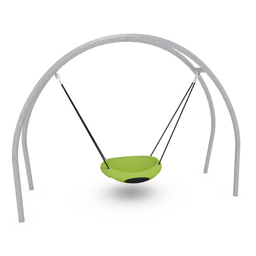 Altalena in alluminio - Oodle&reg; HDG- Design 3040 - LANDSCAPE STRUCTURES - in polietilene / per parco giochi