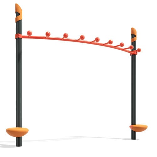 Area fitness per esterni contract - FitCore™ Extreme Peg Bridge (13+) - Design 6187 - LANDSCAPE STRUCTURES - da esterno