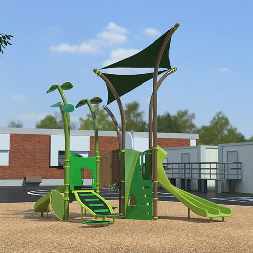 Struttura ludica per parco giochi - Sprig™ - Design 6502 - LANDSCAPE STRUCTURES - in metallo / modulare