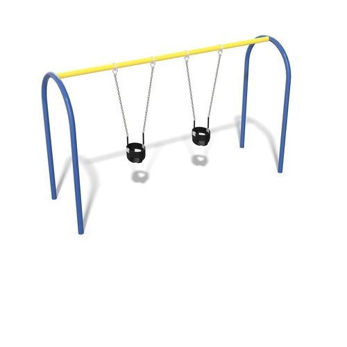 Altalena in alluminio - Arch - Design 3402 - LANDSCAPE STRUCTURES - in polietilene / per parco giochi / doppia