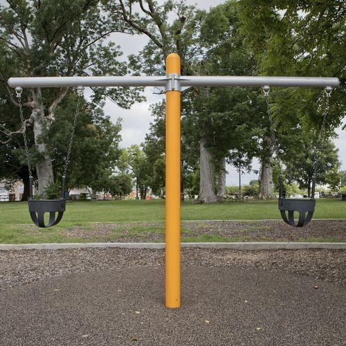 Altalena in acciaio galvanizzato - Toddler - Design 3407 - LANDSCAPE STRUCTURES - in alluminio / in polietilene / per parco giochi