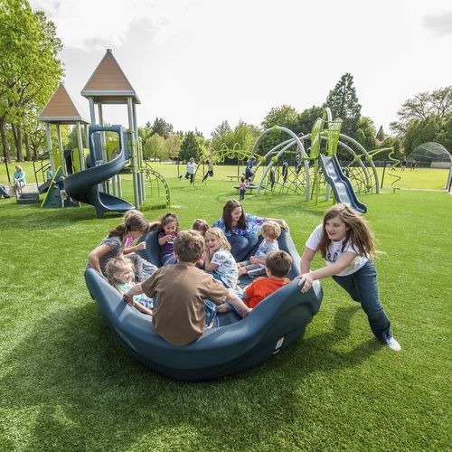 Gioco a rotazione per bambini - OmniSpin® Spinner - Design 3039 - LANDSCAPE STRUCTURES - per adulti / per disabili / per parco giochi