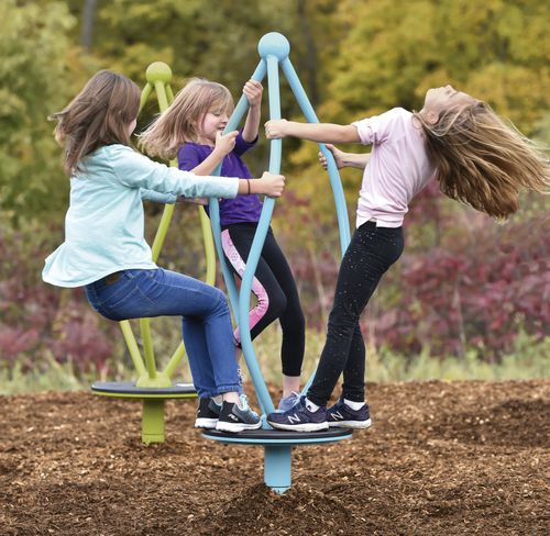 Gioco a rotazione per bambini - Curva&reg; - Design 6226 - LANDSCAPE STRUCTURES - per parco giochi