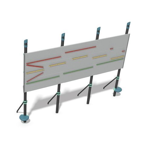 Area fitness per esterni contract - FitCore&trade; Extreme Ledge Hanger - Design 6185 - LANDSCAPE STRUCTURES - da esterno