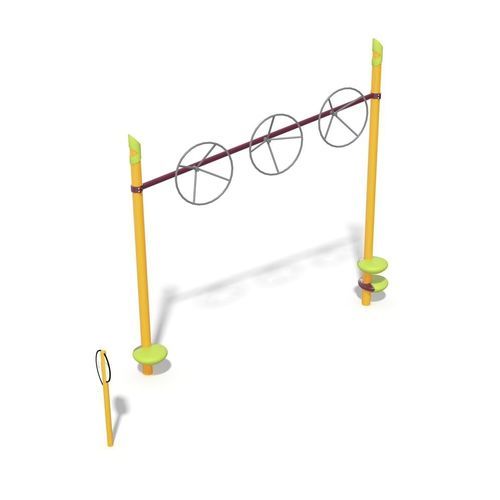 Area fitness per esterni contract - FitCore&trade; Extreme Wheel Bridge - Design 6193 - LANDSCAPE STRUCTURES - da esterno