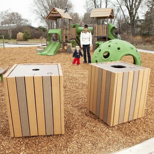 Copribidone professionale - Design 3677 - LANDSCAPE STRUCTURES - in polietilene