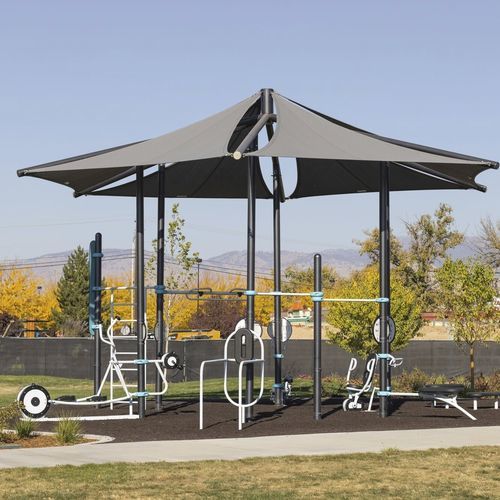 Multitstazione d'allenamento - HealthBeat Circuit™ - Design 6512 - LANDSCAPE STRUCTURES