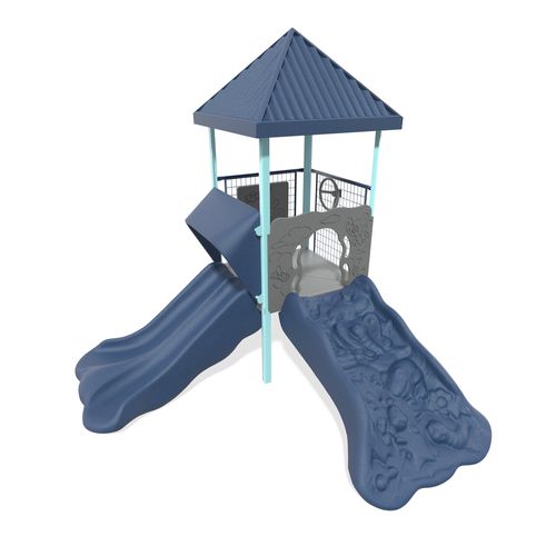 Struttura ludica per parco giochi - PlaySense - Design 42 - LANDSCAPE STRUCTURES - in acciaio con rivestimento a polvere / in polietilene / in plastica riciclata