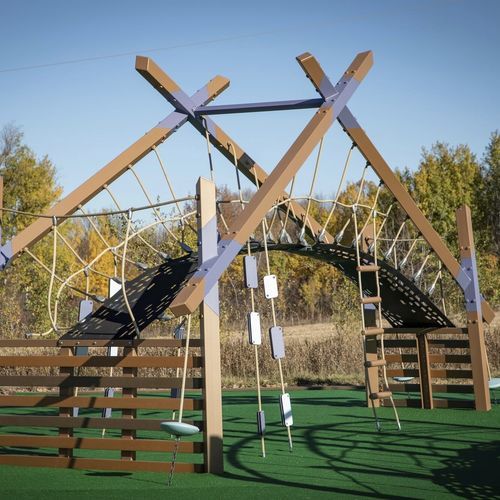 Struttura d'arrampicata per parco giochi - Fortress™ - LANDSCAPE STRUCTURES