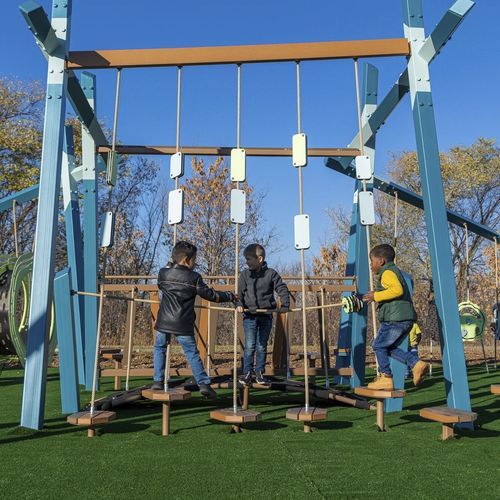 Struttura d'arrampicata per parco giochi - Foxtrot™ - LANDSCAPE STRUCTURES