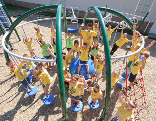 Struttura d'arrampicata per parco giochi - PEARCE COMMUNITY CENTER - little tikes