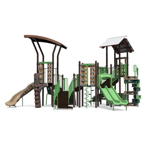 Struttura ludica per parco giochi - NU-EDGE®   - little tikes - in legno / in plastica / modulare
