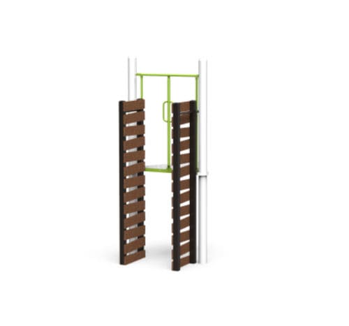 Parete d'arrampicata fissa - DOUBLE    - little tikes - per parco giochi