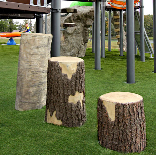 Percorso a ostacoli per parco giochi - TREE STUMPS BIRCH    - little tikes - da esterno / passo passo