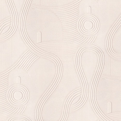 Carta da parati contemporanea - ZEN  - Devon&Devon - a motivi / aspetto tessuto / bianca