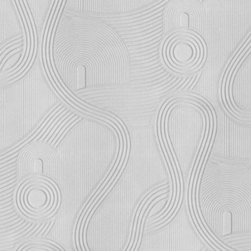 Carta da parati contemporanea - ZEN  - Devon&Devon - a motivi / aspetto tessuto / grigia