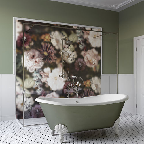 Pannello decorativo in ceramica - BLOSSOM DARK A - Devon&Devon - per interni / liscio / ignifugo