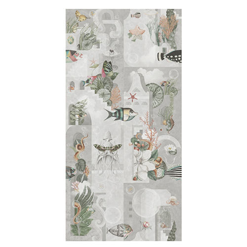 Pannello decorativo in ceramica - GARDEN OF DREAMS LIGHT B - Devon&Devon - per interni / liscio / ignifugo
