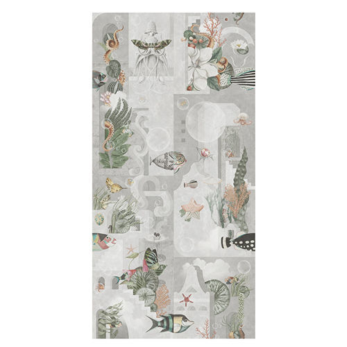 Pannello decorativo in ceramica - GARDEN OF DREAMS LIGHT A - Devon&Devon - per interni / liscio / ignifugo