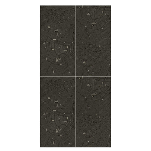 Pannello decorativo in ceramica - SLMWURBANBL - Devon&Devon - per interni / liscio / ignifugo