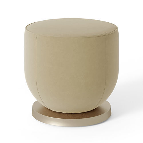 Pouf contemporaneo - DAHLIA  - Devon&Devon - in velluto / tondo / girevole