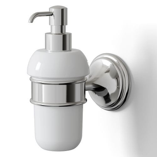 Distributore di sapone per uso residenziale - KLS130 - Devon&Devon - da parete / in ottone / in ceramica
