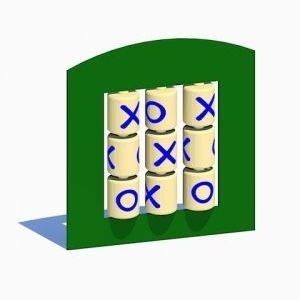 Pannello per attività ludiche tris - TIC TAC TOE - progressive design playgrounds