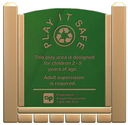 Segnaletica di sicurezza da esterno - STANDARD  - progressive design playgrounds