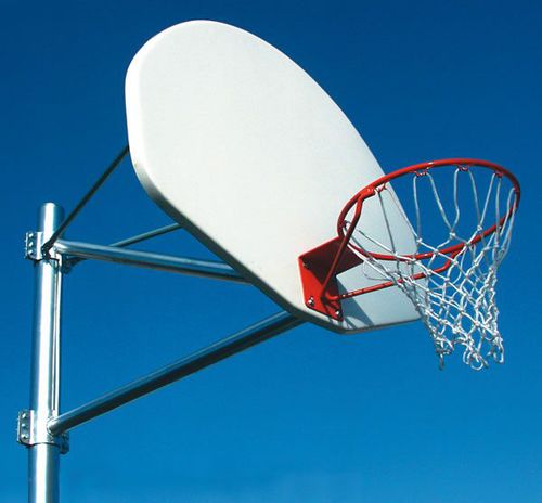 Cestello da basket da esterno - SET - progressive design playgrounds - con base di fissaggio / in acciaio / in acciaio galvanizzato