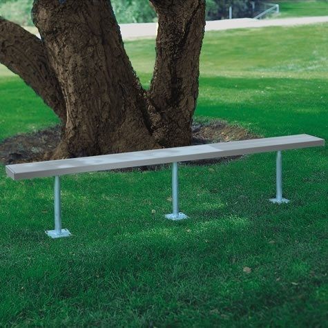 Panchina da calcio da 8 persone - PLAYERS - progressive design playgrounds - da 4 persone / in metallo / fissa