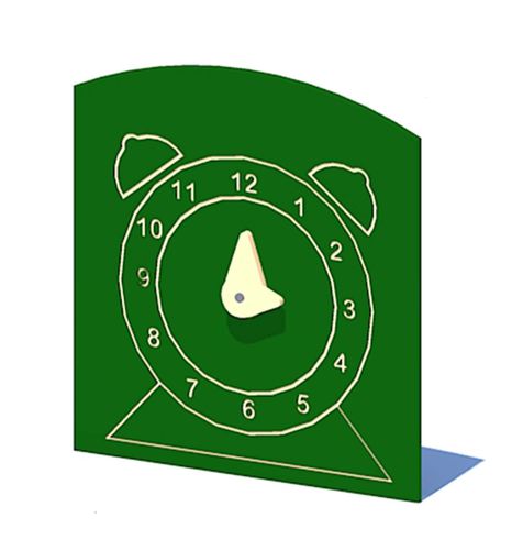 Pannello per attività ludiche orologio - CLOCK - progressive design playgrounds