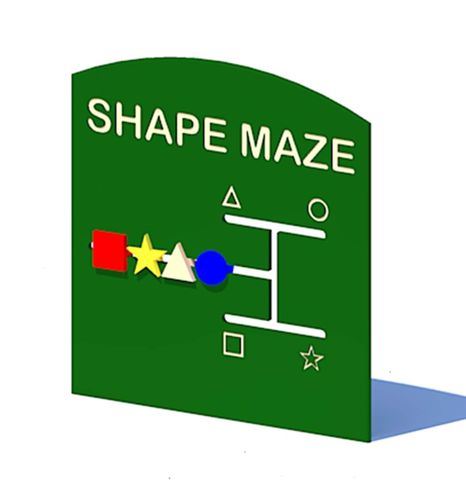 Pannello per attività ludiche labirinto - SHAPE MAZE - progressive design playgrounds