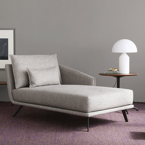Dormeuse contemporanea - COSTURA - STUA - in tessuto / in legno compensato / con supporto in alluminio