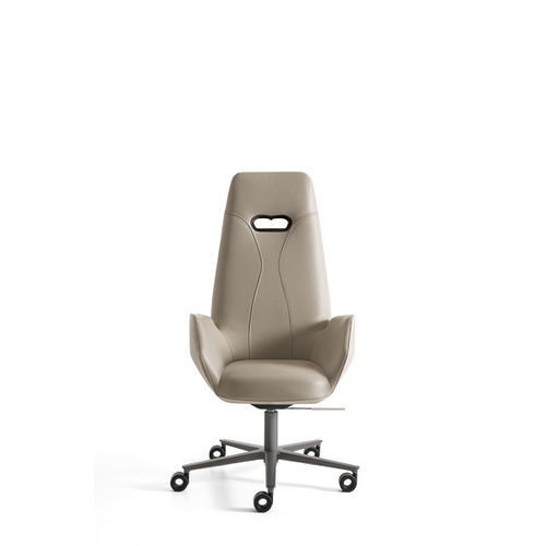 Sedia da ufficio moderna - APHIRA - GIORGETTI - da interno / in pelle / in tessuto