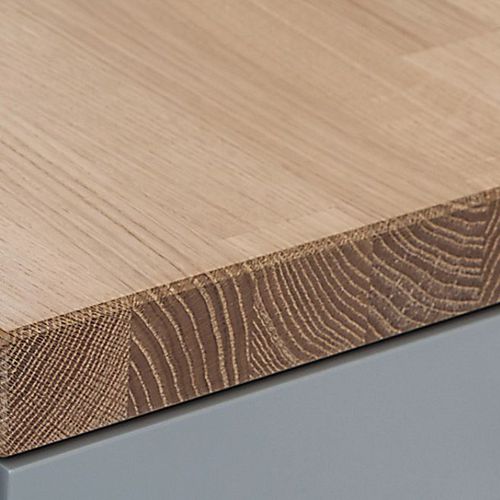 Piano di lavoro in legno massiccio - LEICHT - da cucina / oliato