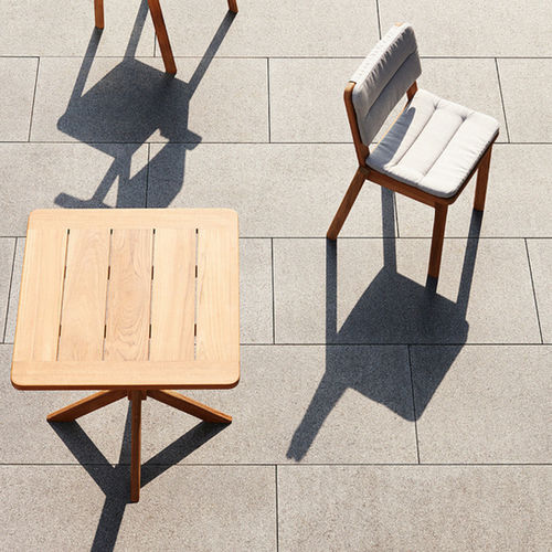 Tavolo classico - CLUBHOUSE - Tectona - in teak / con supporto in legno / rettangolare