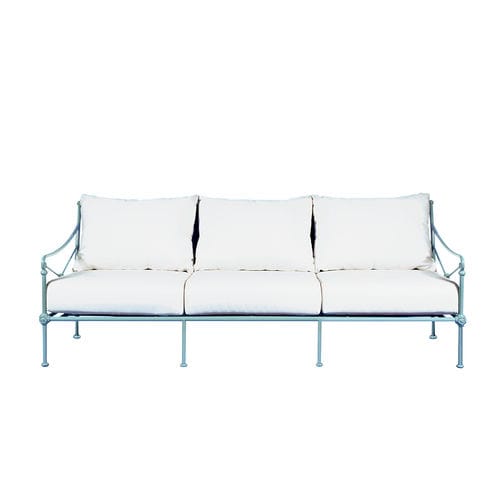 Divano 3 posti - 1800 - Tectona - neoclassico / da giardino / in Sunbrella®