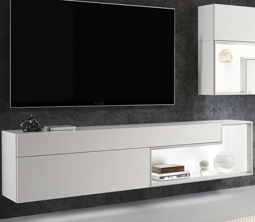 Mobile porta TV design minimalista - TETRIM - hülsta - lowboard / con illuminazione incorporata / con cassetti