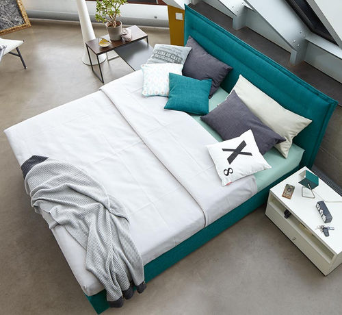 Letto matrimoniale - Type C - hülsta - contemporaneo / imbottito / con testiera