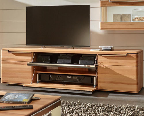 Mobile porta TV contemporaneo - VEDUA  - hülsta - lowboard / con vano contenitore / con cablaggio nascosto