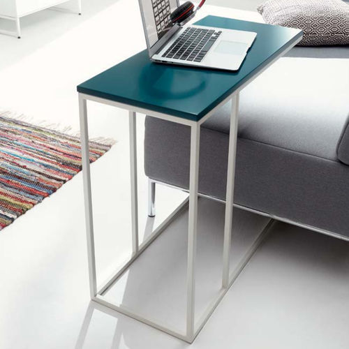 Tavolo d'appoggio contemporaneo - CT 17-2 - hülsta - in legno / con supporto in metallo / rettangolare